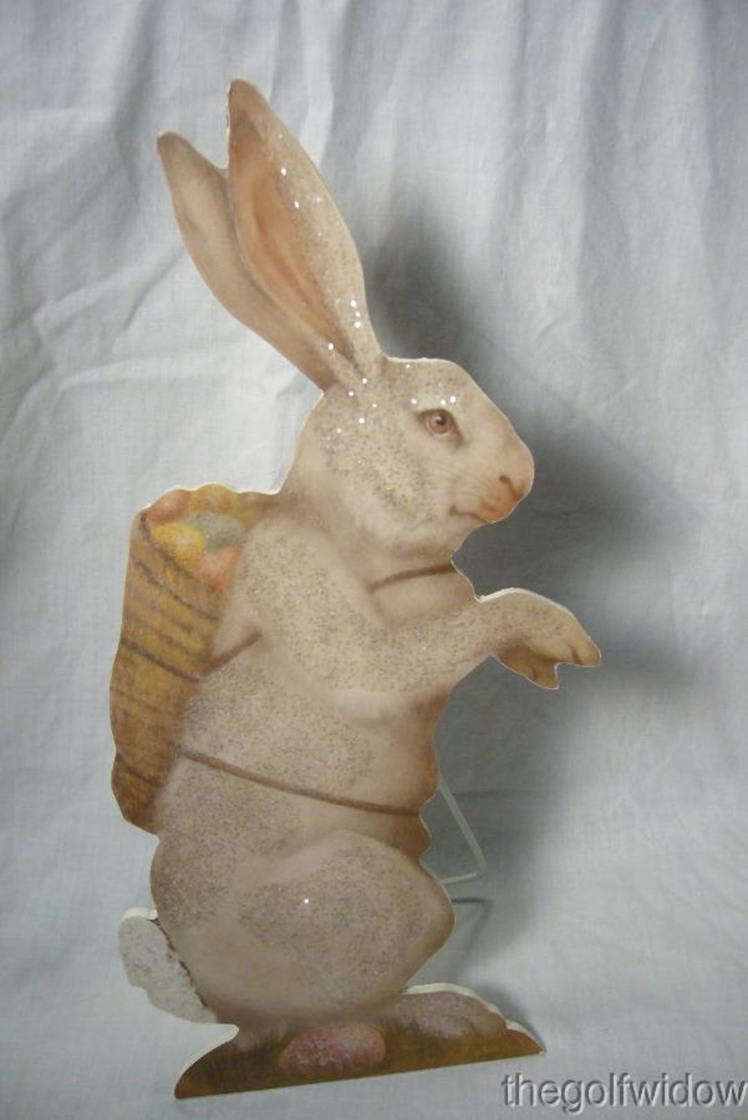 Bethany Lowe .rabbit With a Sack of Easter Eggs Large Dummy Board New ...