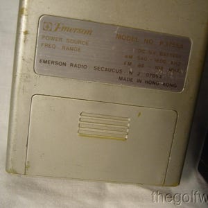Tres radios Transitor antiguas: GE, Emerson y Gran Prix imagen 6