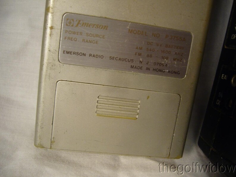 Tres radios Transitor antiguas: GE, Emerson y Gran Prix imagen 6