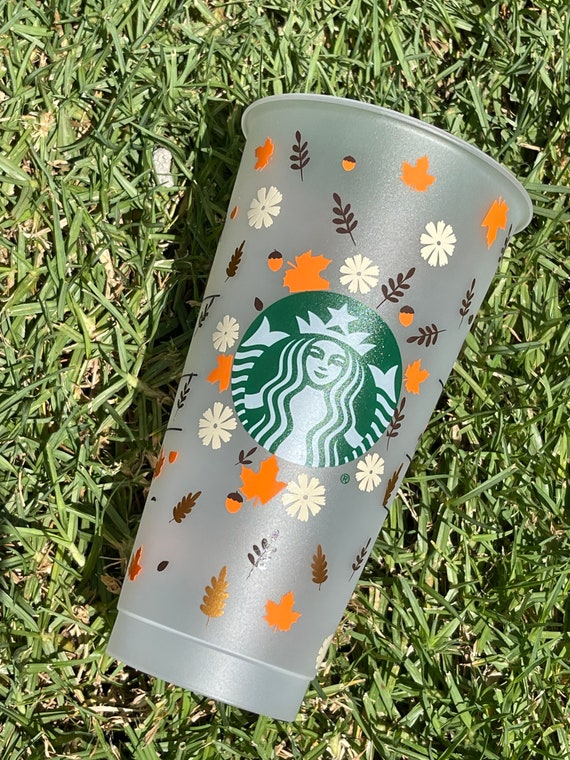 Starbucks Fall Cup Starbucks Fall Cold Cup Starbucks Fall Etsy