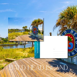 Bald Head Island, NC Cartão postal / Impressão de arte de parede 4x6