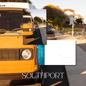 Southport, NC Cartão postal / Impressão de arte de parede 4x6