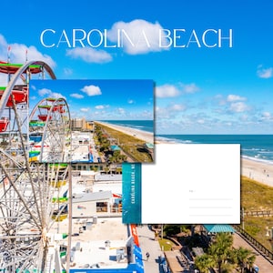 Carte postale de Carolina Beach, Caroline du Nord / Impression d'art mural 4 x 6
