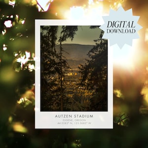 Autzen Stadium Wall Art - Digital Download