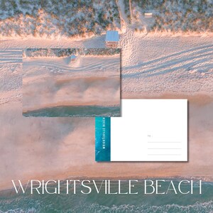 Carte postale de Wrightsville Beach, NC/impression d'art mural 4 x 6