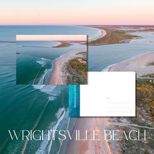 Carte postale de Wrightsville Beach, NC/impression d'art mural 4 x 6