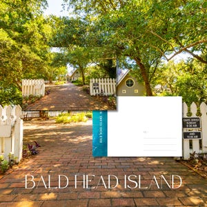 Bald Head Island, NC Cartão postal / Impressão de arte de parede 4x6