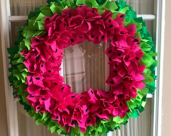 Summer Rag Wreath Patterns Summer Rag Wreath Colorful Wreath Summer Fabric Wreath - Etsy