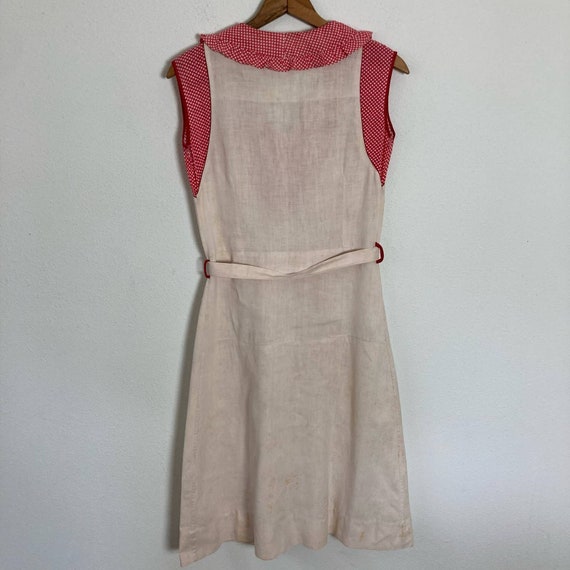 Vintage Antique 1920s / 1930s Womens Cotton Linen… - image 4