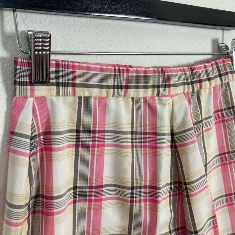 Pink Plaid Tartan Women's Shorts