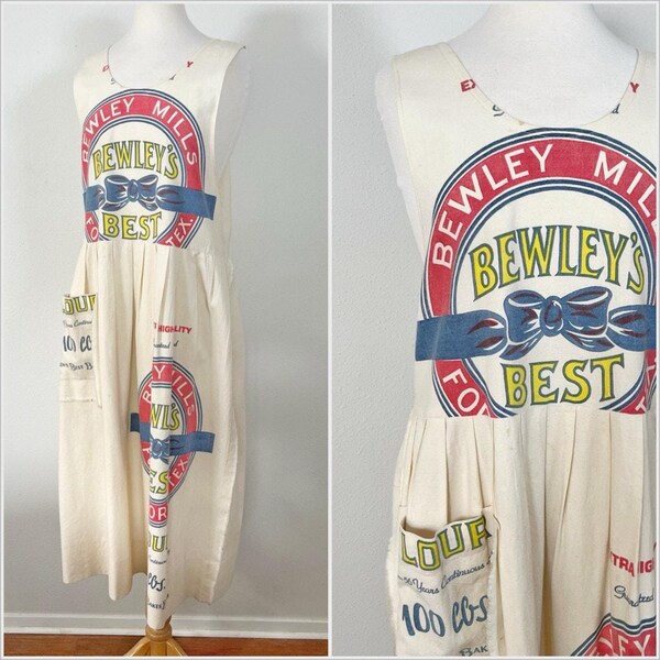 Sweet Heart Sugar Feed Sack Dress