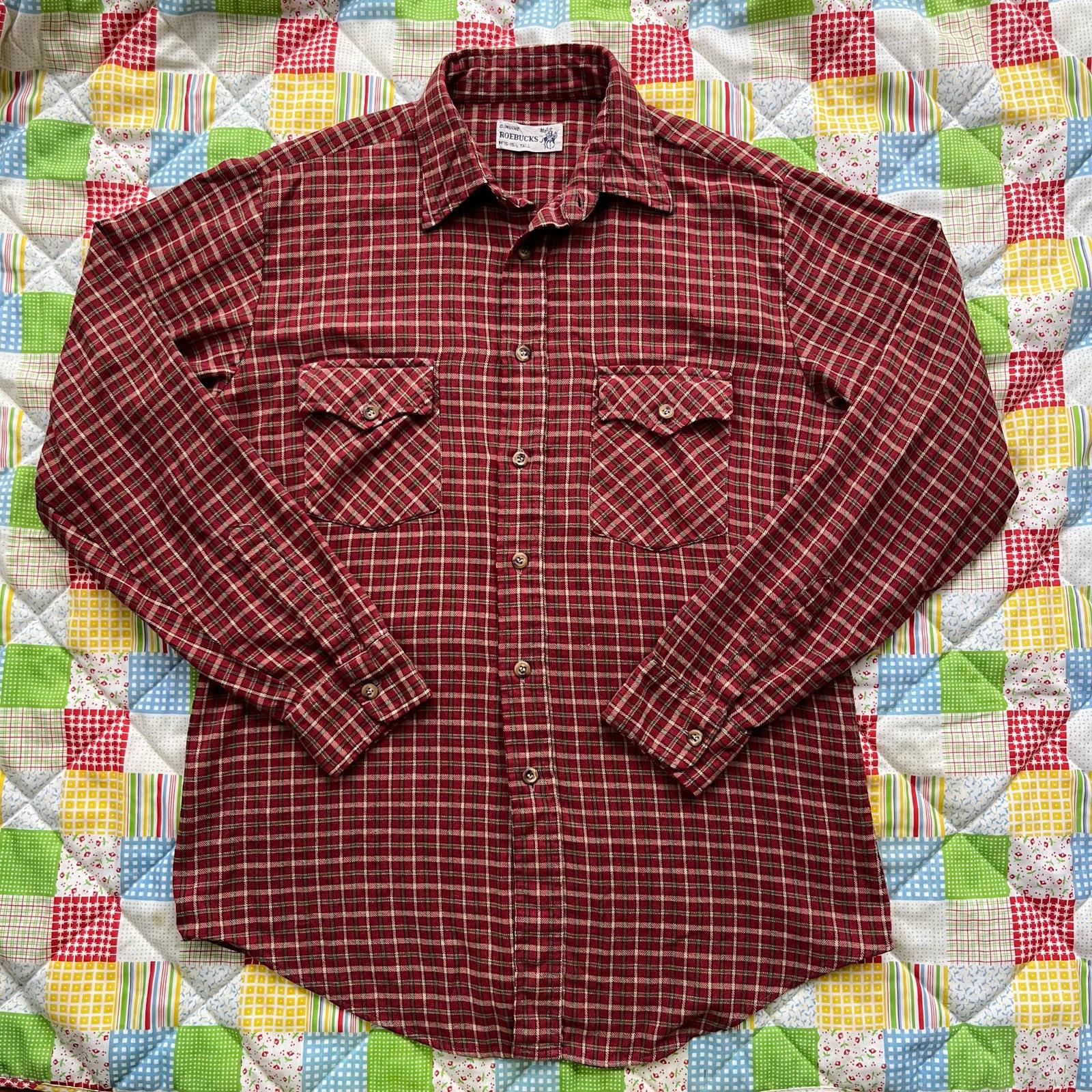 70's Sears Flannel - Etsy 70's Sears Flannel - Etsy