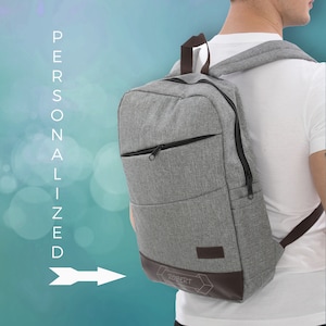 Sac à dos personnalisé / Sac à dos avec ordinateur portable / Sac à dos d'affaires / Sac à bandoulière de voyage pour ordinateur portable 16 pouces / Porte-documents / Cadeau pour adolescent
