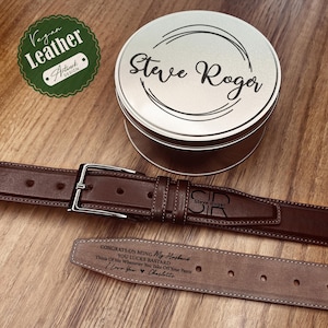 Custom Mens Leather Belt, Personalized Leather Belt, Wedding Gift For Him, Engraved Leather Belt, Groom Belt Gift, Father&#39;s Day Gift