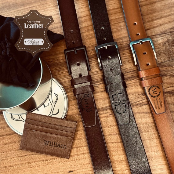 Ceinture gravée personnalisée cheap