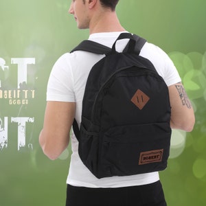 Sac à dos personnalisé unisexe/sac gravé pour collège/sac à dos imperméable pour école/cadeau adolescent/cadeau personnalisé pour fils, cadeau fille