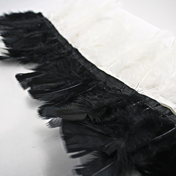 Black Ostrich Feathers 15cm