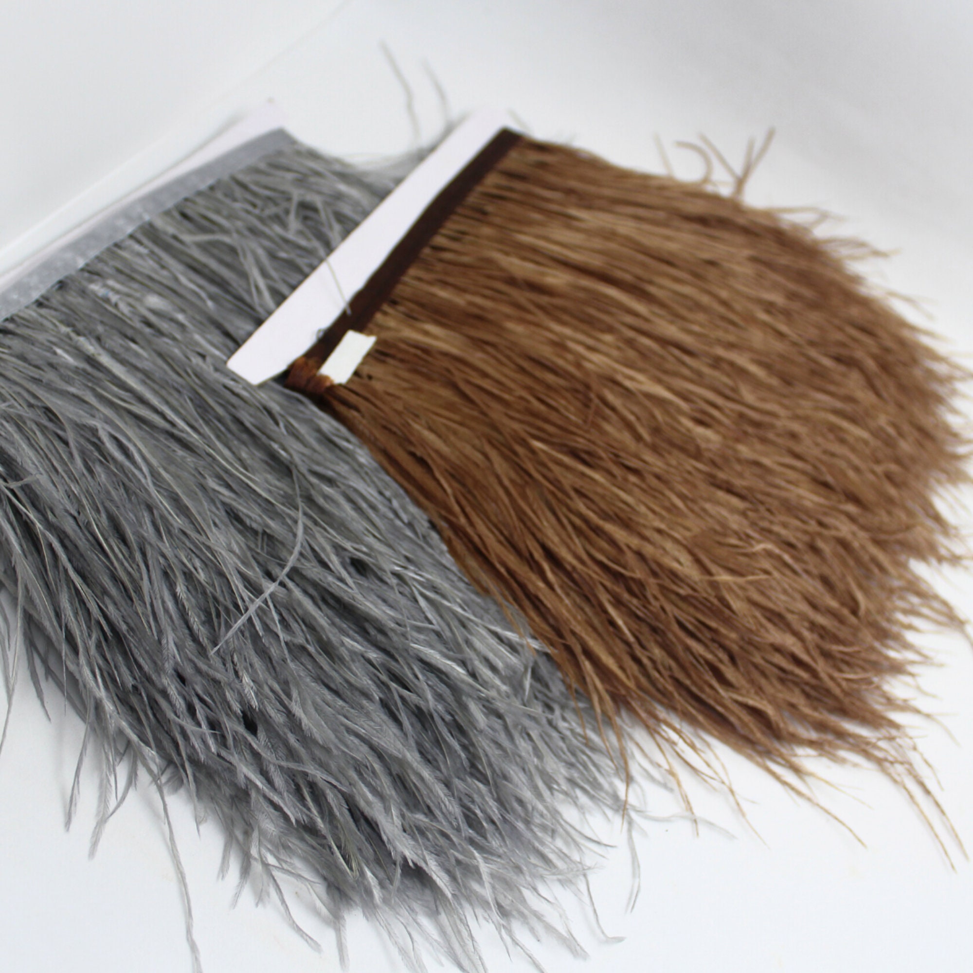 1315cm Ostrich Feather Fringe/leather Trim/feather Lace Trim/trimming Fringe/natural Ostrich