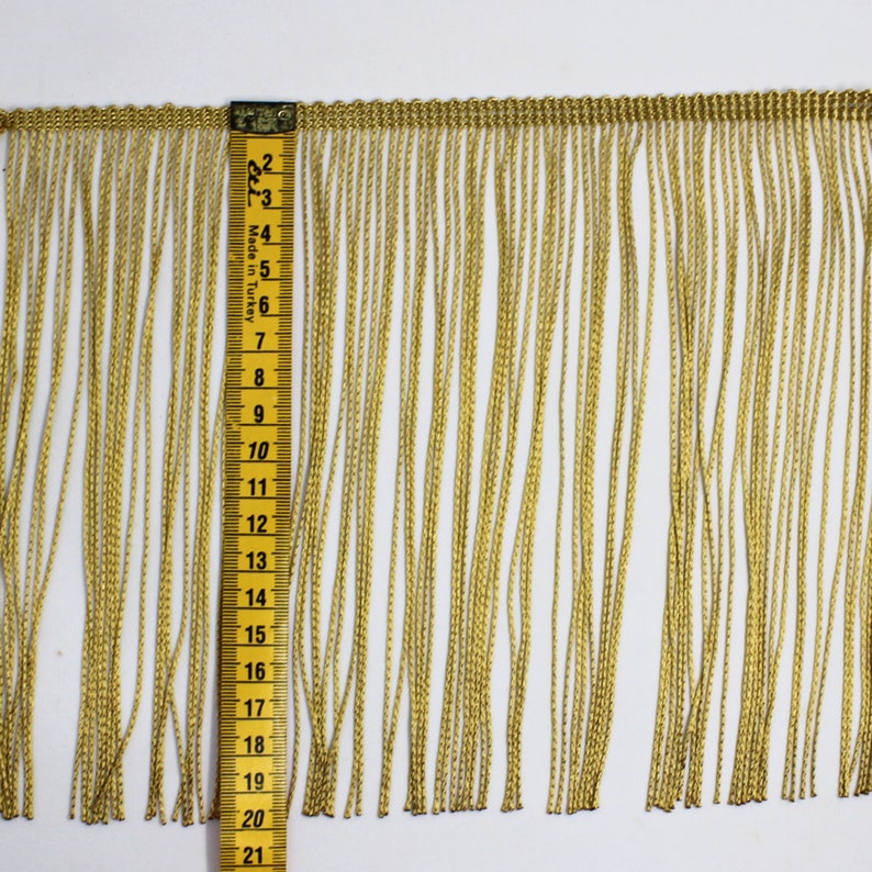 DIY Long Tassel Fringe Fringing Trim 100cm/39" Drop Carfts Latin - Foto 3