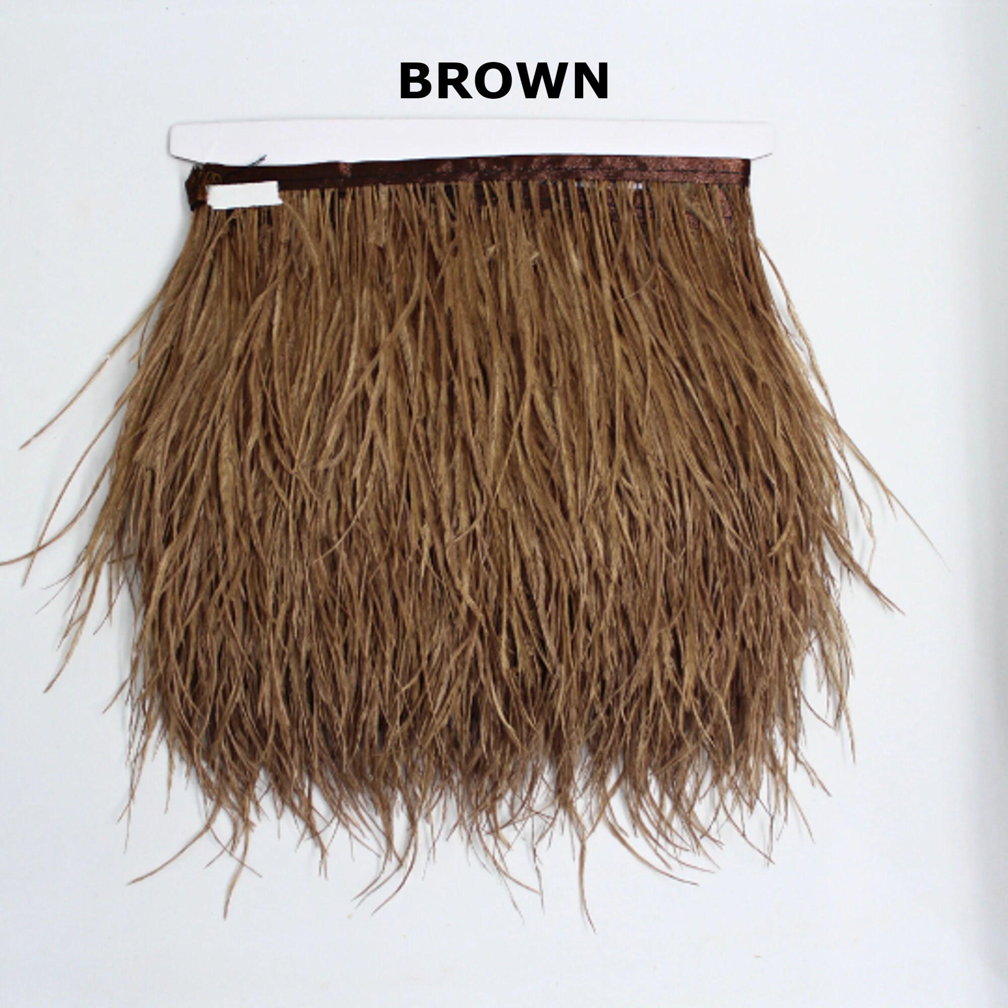 1315cm Ostrich Feather Fringe/leather Trim/feather Lace Trim/trimming Fringe/natural Ostrich