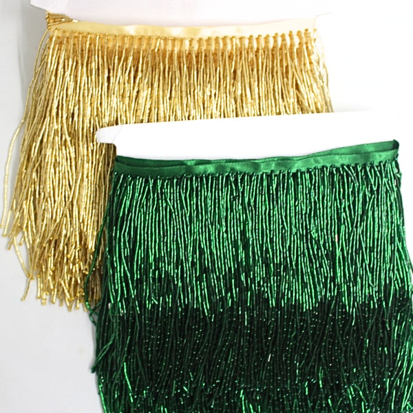 Beaded Fringe Trim Etsy