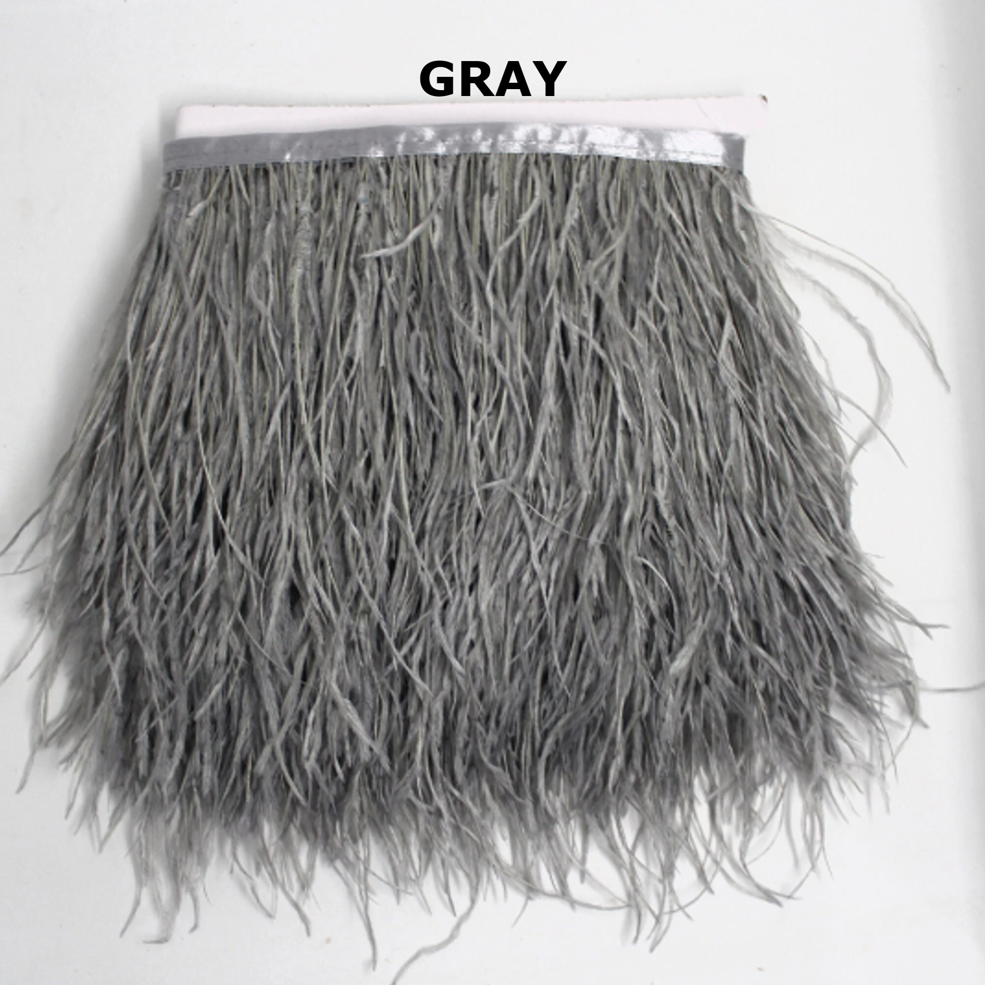 1315cm Ostrich Feather Fringe/leather Trim/feather Lace Trim/trimming Fringe/natural Ostrich