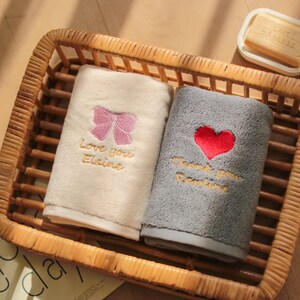 Custom Hand Towels Etsy Ireland