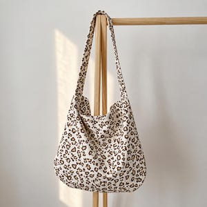 Leopard Corduroy Tote Bag - Etsy