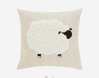 Sketch Sheep Cushion Cover 