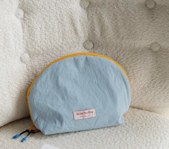 Roomy Waterproof Makeup Bag / Travel Pouch /Pencil Case, Vintage Cosmetic Organizer, Zipper Pouch, Wash Bag, Toiletry Bag