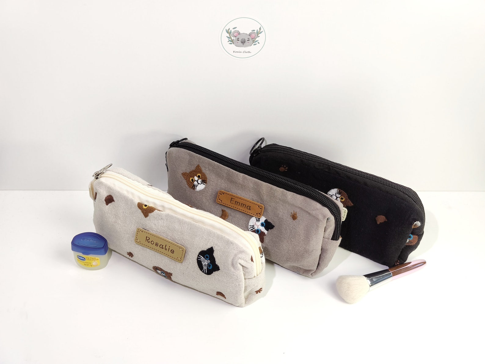 Caso di matita per gatti personalizzato