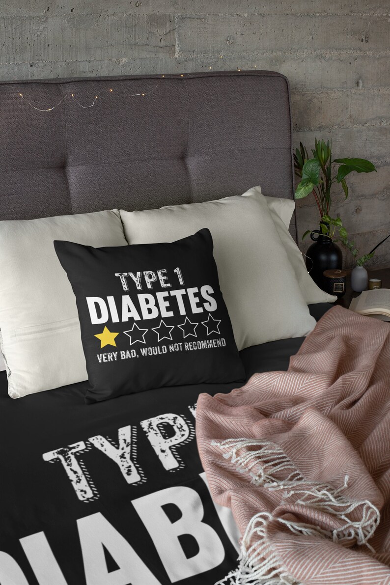 Diaversary Gift Diabetes Blanket Type 1 Diabetes Gift T1D Etsy