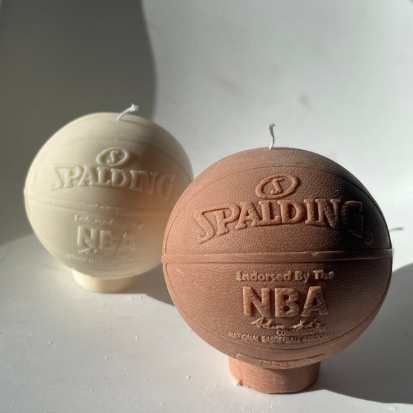 Basketball Decorative Candle | NBA Ball Candle | Candle for Ballers | Sports lover Gift | Basketball Candle Decor