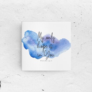 Printable Bible Verse Wall Art, Scripture Digital Art, Set of 3 Psalms ...