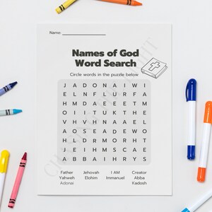 Printable Biblical Word Search for Kids, Biblical Activites Printable ...