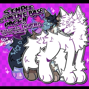 OLD Foxmaws Simple Feral Canine Puzzle Base Pack — 50+ Options !! ←