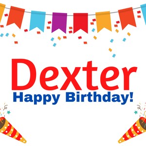 Printable Personalized Placemat for Everyday, Birthday,