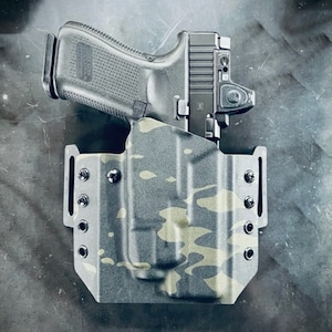 FITS: Glock 17/19/19x/44/45/47/22/23/31/32 - Stream light TLR7/A  OWB Holster