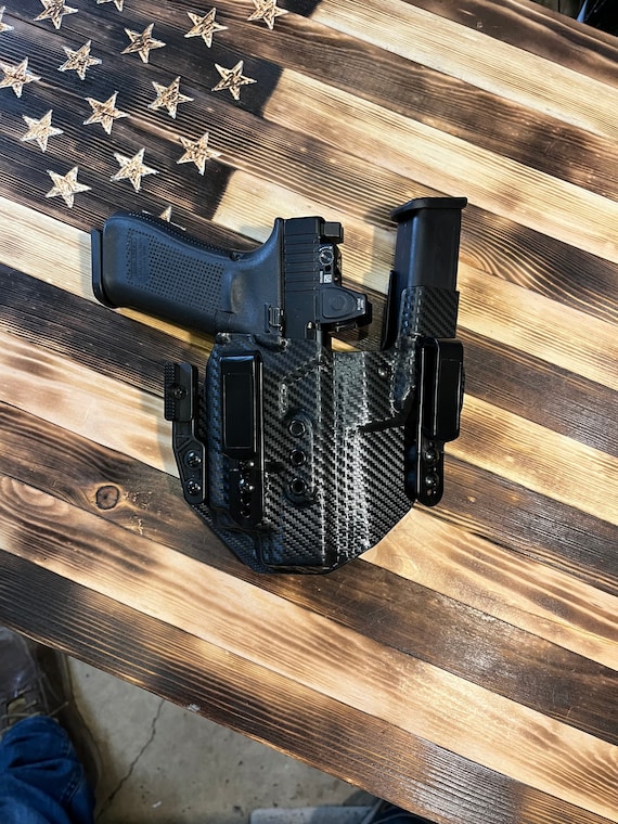 FITS: Glock 17/19/19x/45 Olight PL Mini 2 Valkyrie Sidecar Holster