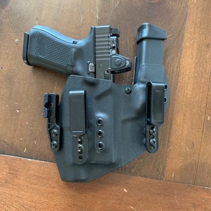FITS: Glock 19/19x/45 - Stream Light TLR1/TLR1HL IWB Sidecar Holster