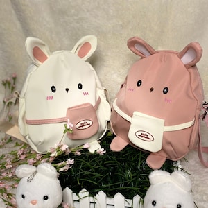 Kawaii Bunny  Crossbody/Shoulder Bag With A Cute Kawaii Friend/keychain . The Cutest Accessory For any Kawaii Fit. Perfect For Any Occasion