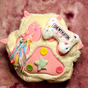Cute Kawaii Cat Claw, Cat Paw Plush Purse Backpack Bag  Cat Backpack cat accessory