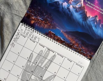 ACOTAR Inspired 2026 Calendar