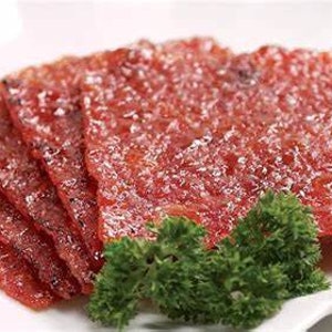 Savor Singapore Bak Kwa Cherrywood Pork Jerky, Artisanal Meat Delight, Premium Asian Snack, Gourmet Pork Strips, Sweet & Savory Delicacy