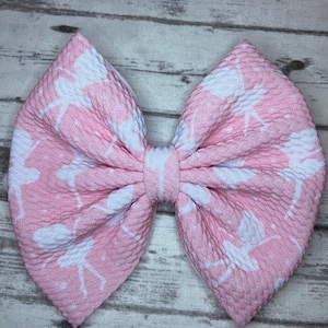 Ballerina 5” Bow - Headband - Headband Nylon - Alligator Clip - 5 inch bows - Ballet