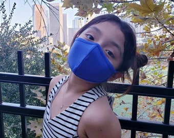 3 PCS/SET - (4-10 years) Kids Face Mask / Double Layered / Soft Cotton / Washable and Reusable / Cloth Mask / Made in USA / ( us. seller )