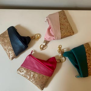 Selbstgenähte kleine Portmonees/Schlüsselanhänger