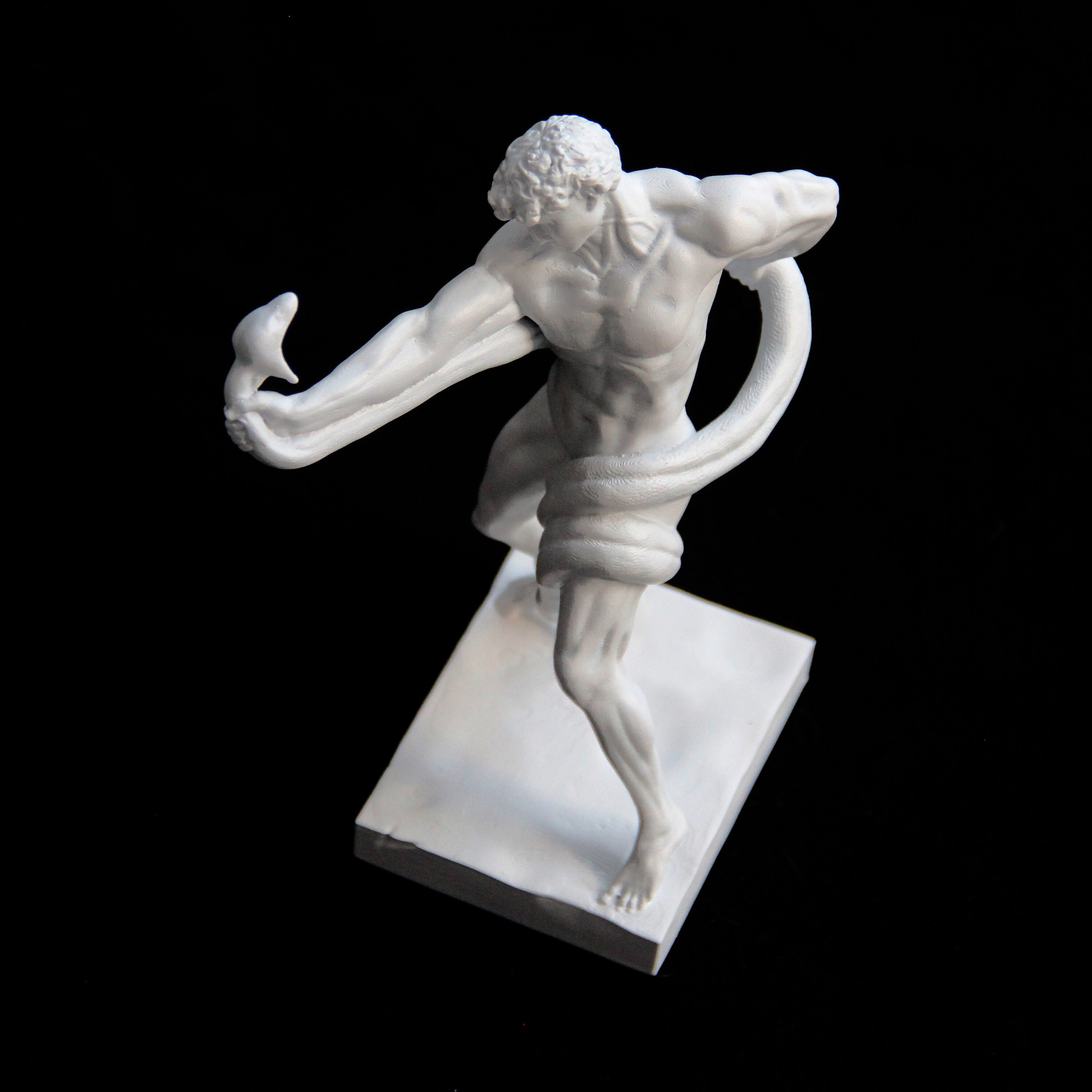 An Athlete Wrestling With a Python Frederic Leighton Office Etsy UK