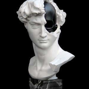 David's Cranium Bust by Michelangelo Desk Decoration - Etsy