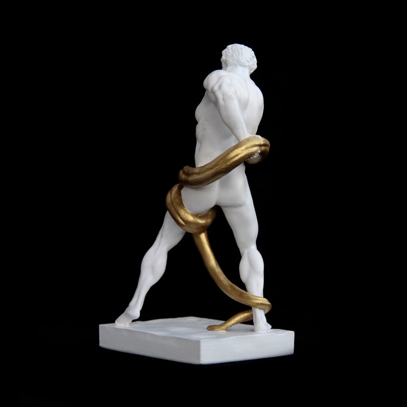 An Athlete Wrestling With a Python Frederic Leighton Office Etsy